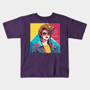 The Adventures of Lady Spectrum: An 80s Heroine Kids T-Shirt